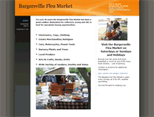 Tablet Screenshot of bargersvillefleamarket.com